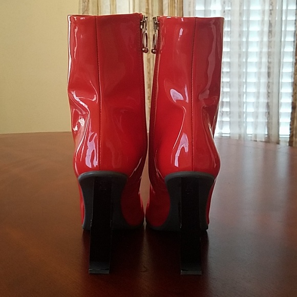 Puma Fenty Cat Wedge Patent Wedge Boots - Picture 3 of 8